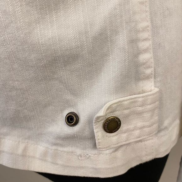 Northern reflections jacket White denim jacket northern reflections medi… - Picture 7 of 12